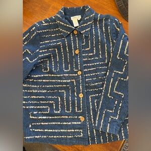 SOLD ON MARKETPLACE Vintage denim quilted jacket size larger